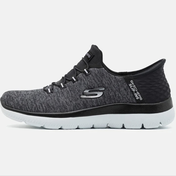 Skechers Air Cooled Memory Foam Slip-Ins – Women’s Size 10 – Black & Gray - Picture 2 of 13